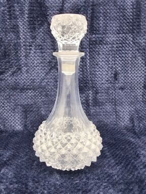 Vintage Cristal d'Arques-Durand Longchamp 24% Lead Crystal Decanter with Stopper